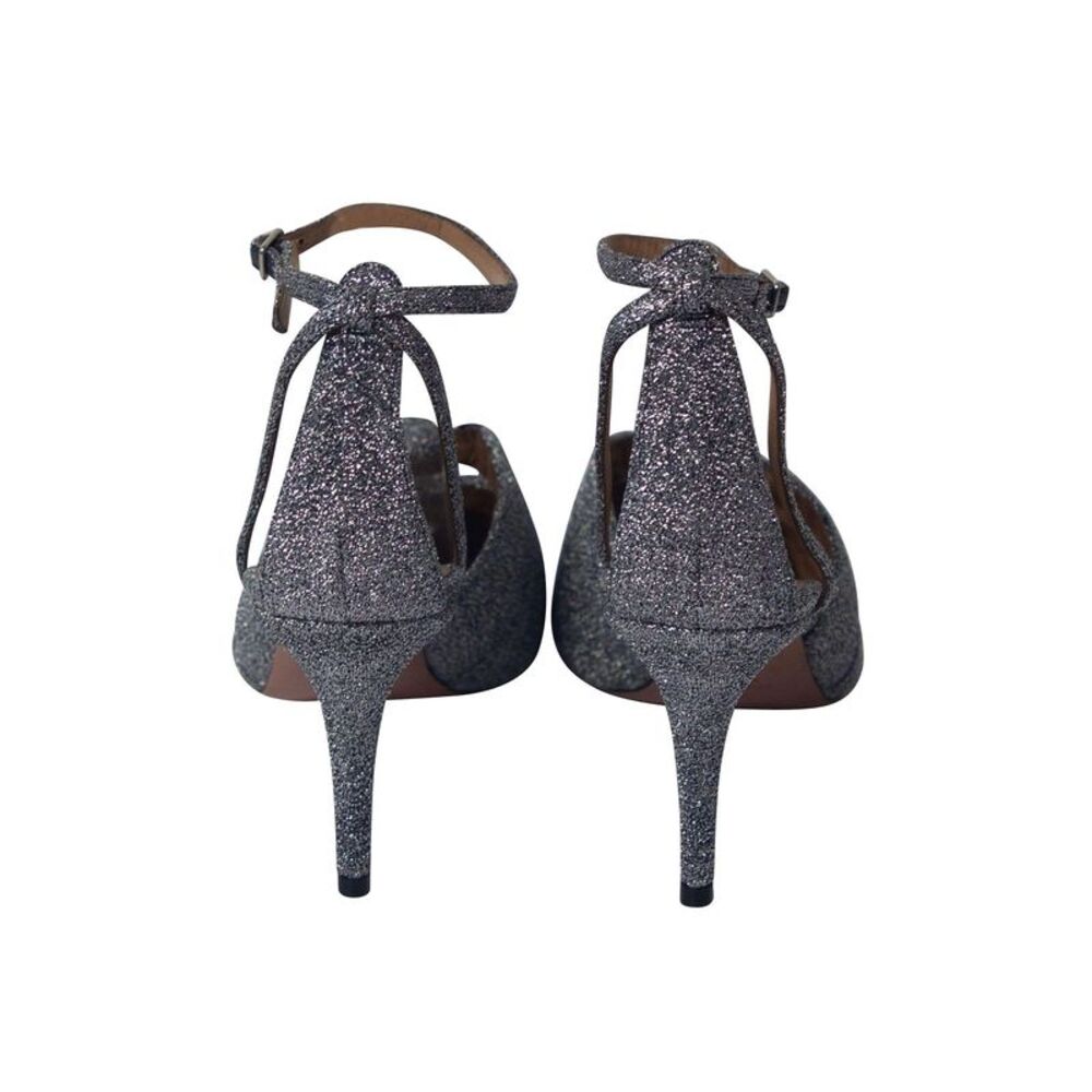 Aquazzura  Mondaine Knot Details Heels in Multicolor Glitter - Picture 4 of 6